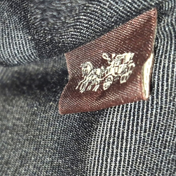 Authentic Coach Brown and Red Wristlet - Picture 3 of 3